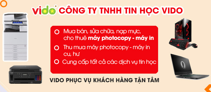Dịch vụ tin học VIDO cung cấp